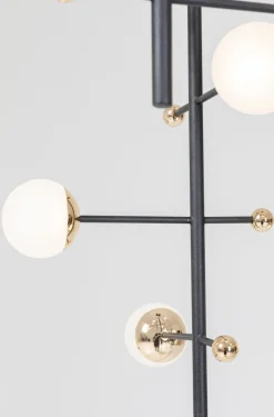 Lampa Wisząca Trapez 280 Cm Czarna