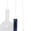 Lampa Wisząca Z 3 Szklanymi Kloszami W Różnych Kolorach Ø54 Cm