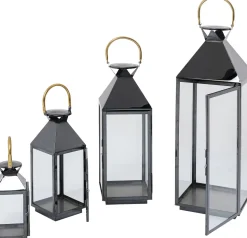 Latarenki Giardino (4-set) Czarne