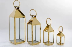 Latarenki Giardino (4-set) Złote