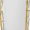 Lustro ścienne Rama Biała Z żywicy Epoksydowej 43x93 Cm