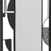 Lustro Czarne Rama Stalowa Loft 70x110 Cm