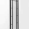 Lustro Czarne Rama Stalowa Loft Okno 60x170 Cm