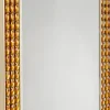 Lustro Glamour Do Salonu Złote Stal I Szkło 80x180 Cm