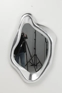 Lustro Hologram 76x115 Srebrne