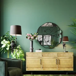 Lustro Pieces Ø100 Cm Czarne