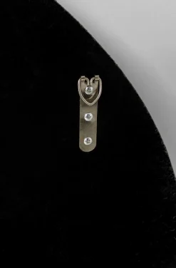 Lustro Pieces Ø100 Cm Czarne