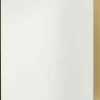 Lustro Prostokątne Rama Złota Stalowa 80x120 Cm