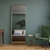 Lustro Stojące Curve Rectangular 200x70 Cm Miedziane