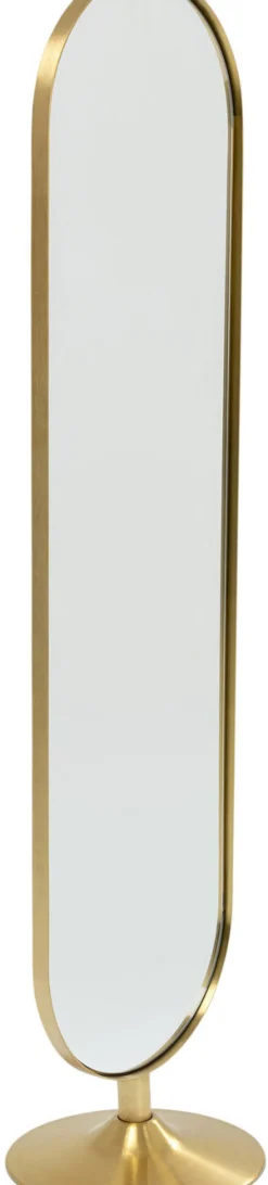 Lustro Stojące Curve 40x170 Cm Złote