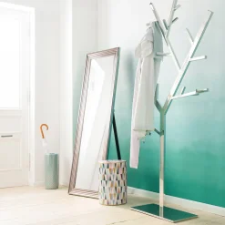 Lustro Stojące Frame 180x55 Cm Srebrne