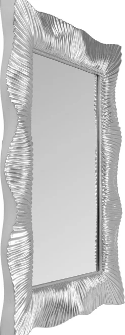 Lustro Wavy 94x124 Cm Srebrne