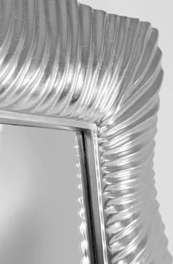 Lustro Wavy 94x124 Cm Srebrne