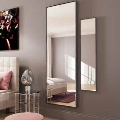 Lustro Wiszące Bella 30x130 Cm Czarne