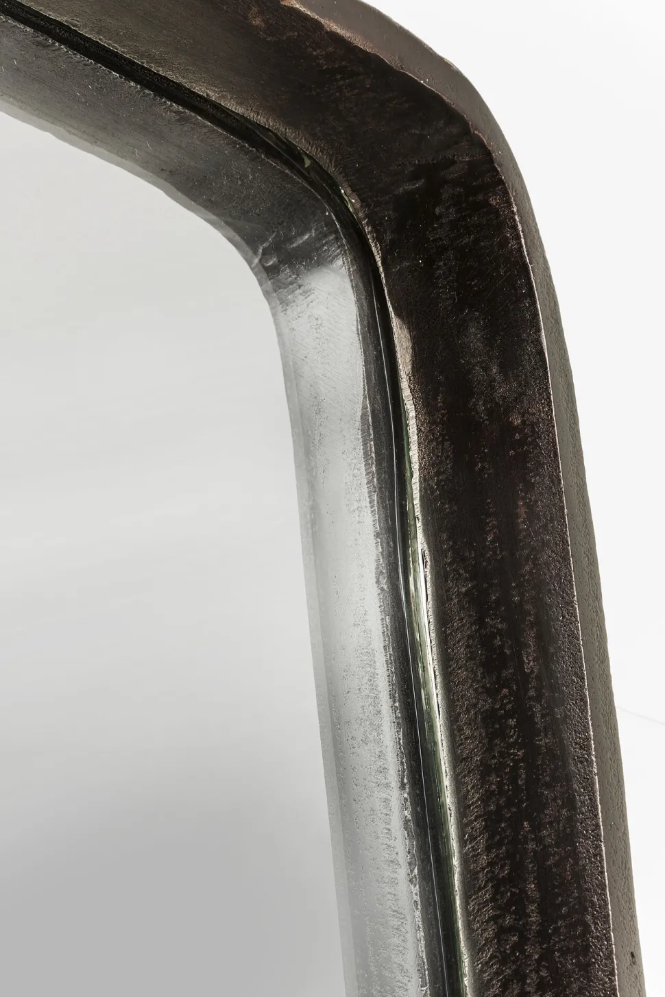 Lustro Wiszące Clip 177x32 Cm Czarne