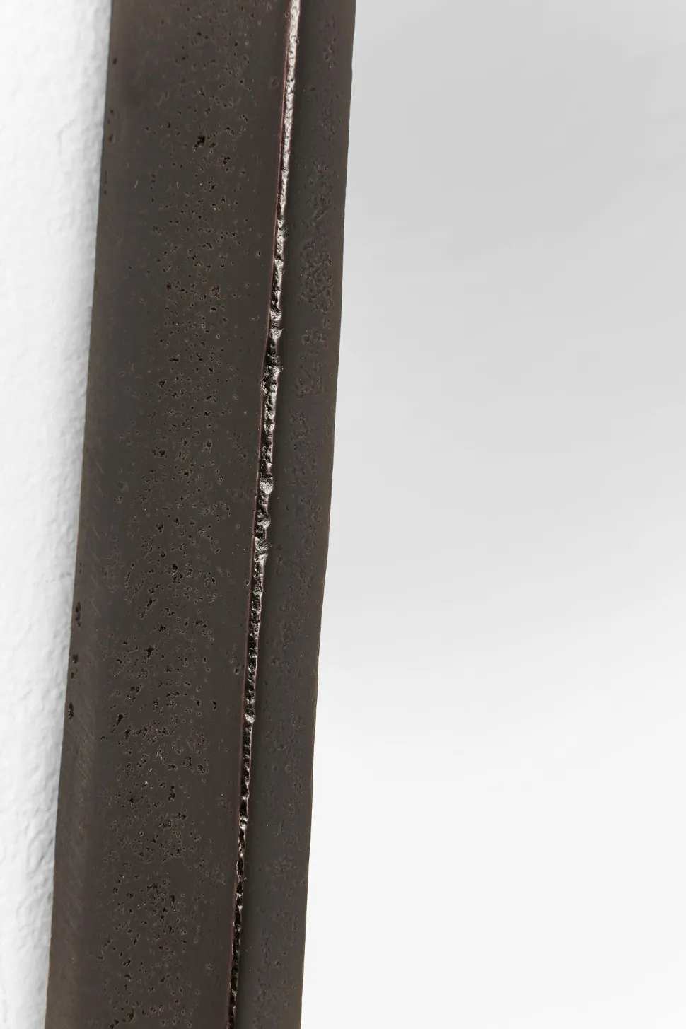 Lustro Wiszące Clip 177x32 Cm Czarne