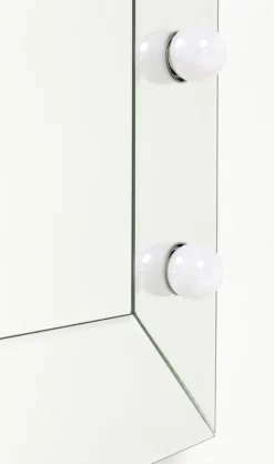 Lustro Wiszące Make Up Square 81x81 Cm Srebrne