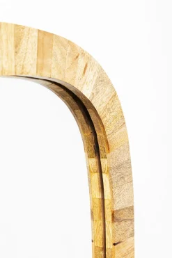 Lustro Wiszące Naturalne Do Salonu 43x93 Cm