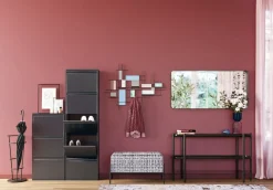 Lustro Wiszące Shadow Soft 120x60 Cm Czarne
