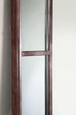 Lustro Wiszące Window Iron 200x90 Cm Brązowe