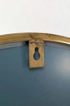 Lustro Z Wieszakami Okrągłe Złote Ø65 Cm