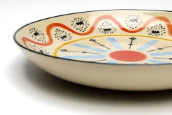 Misa Dekoracyjna Z Ceramiki Boho Kolorowe Wzory Ø27 Cm
