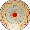 Misa Dekoracyjna Z Ceramiki Boho Kolorowe Wzory Ø28 Cm