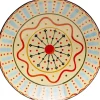 Misa Dekoracyjna Z Ceramiki Boho Kolorowe Wzory Ø33 Cm