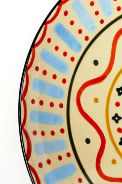 Misa Dekoracyjna Z Ceramiki Boho Kolorowe Wzory Ø33 Cm