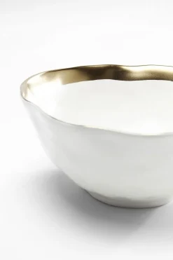 Miska Bell Ø15 Cm Biało-złota