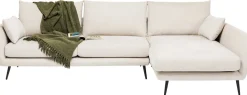 Narożnik Amalfi 275x159 Cm Kremowy Prawy