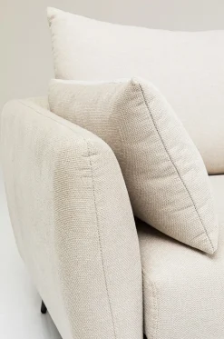 Narożnik Amalfi 275x159 Cm Kremowy Prawy