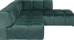 Narożnik Belami 265x210 Cm Ciemnozielony Prawy
