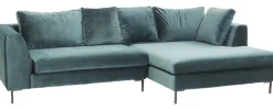 Narożnik Gianna 290x167 Cm Zielony Prawy