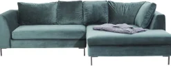 Narożnik Gianna 290x167 Cm Zielony Prawy