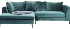 Narożnik Gianna 290x167 Cm Zielony Lewy