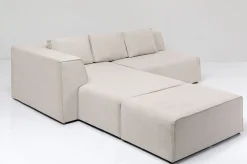 Narożnik Infinity Ottomane 306x182 Cm Kremowy Lewy