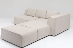 Narożnik Infinity Ottomane 306x182 Cm Kremowy Prawy