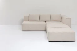Narożnik Infinity Ottomane 306x182 Cm Kremowy Prawy