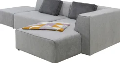 Narożnik Infinity Szary 302x182 Cm Prawostronny
