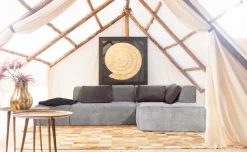 Narożnik Infinity Szary 302x182 Cm Prawostronny