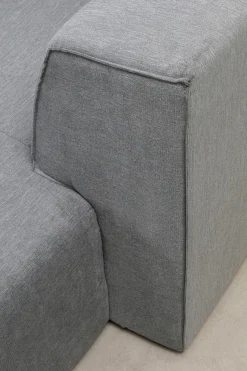 Narożnik Infinity Szary 302x182 Cm Prawostronny