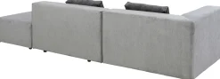 Narożnik Infinity Szary 302x182 Cm Lewostronny