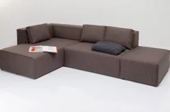 Narożnik Modułowy Infinity Dolce 306x182 Cm Brązowy Lewy