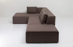 Narożnik Modułowy Infinity Dolce 306x182 Cm Brązowy Lewy