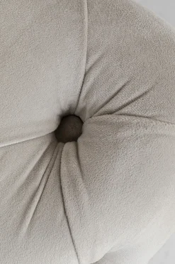 Narożnik Prawy Welurowy Pikowany Taupe Glamour 240x180 Cm Nogi Czarne