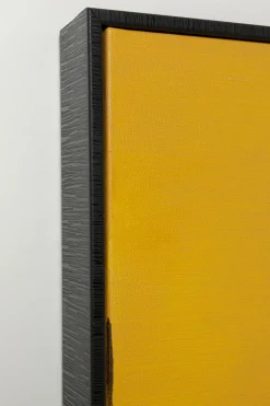 Obraz Abstrakcyjne Kształty żółty 113x113 Cm