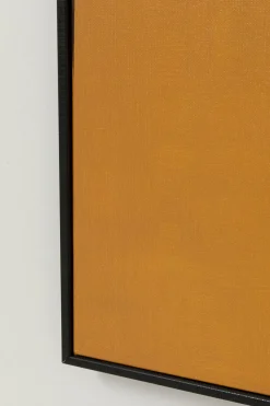 Obraz Abstrakcyjne Kształty żółty 113x113 Cm