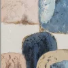 Obraz Abstrakcyjny Do Salonu Kolorowy Ręcznie Malowany 90x120 Cm
