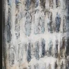 Obraz Abstrakcyjny Do Salonu Szary 90x120 Cm